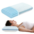 High Density Memory Pillow Ice fabric memory foam drilled pillow Factory